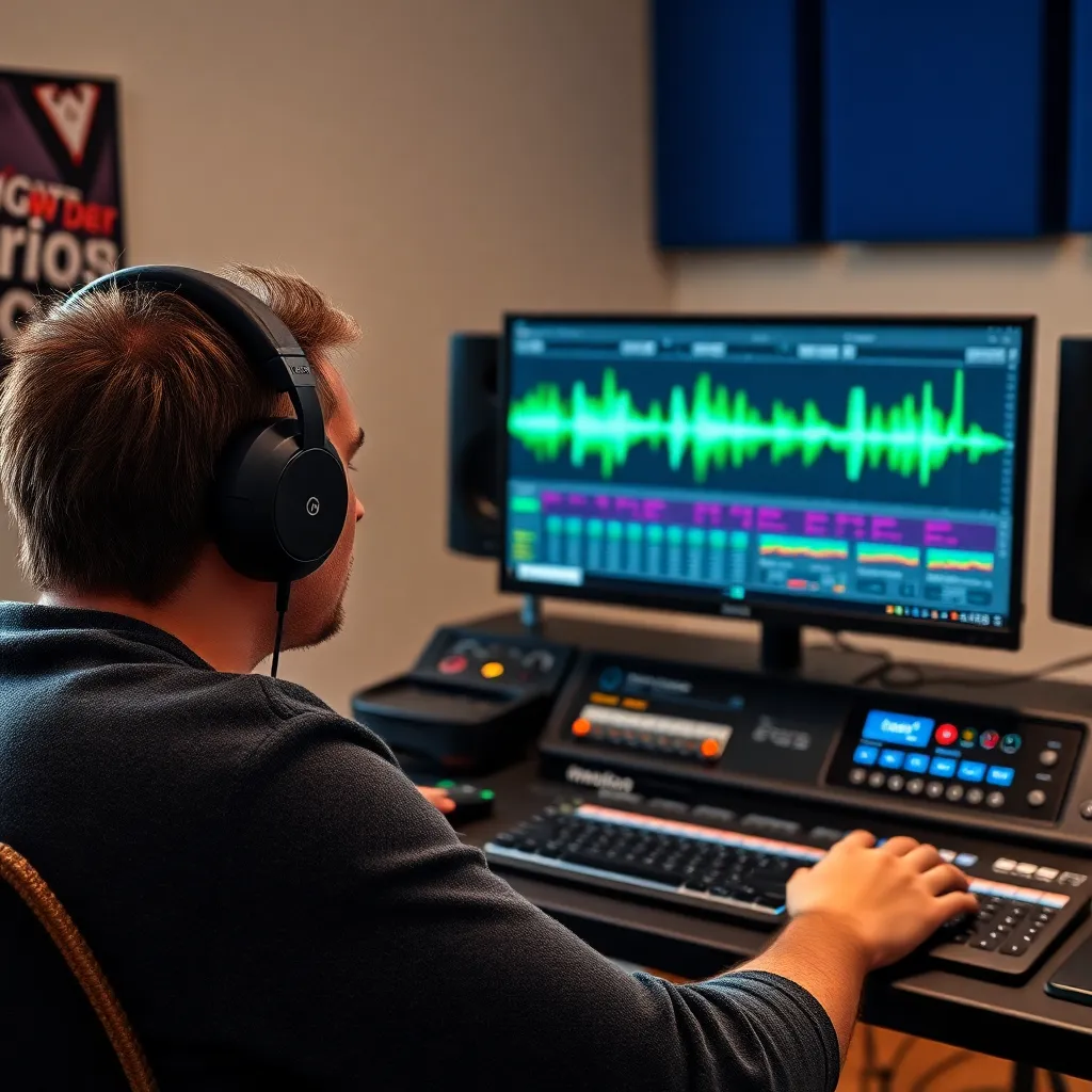 Person analysiert Spielmechaniken auf einem Tablet mit Notizen